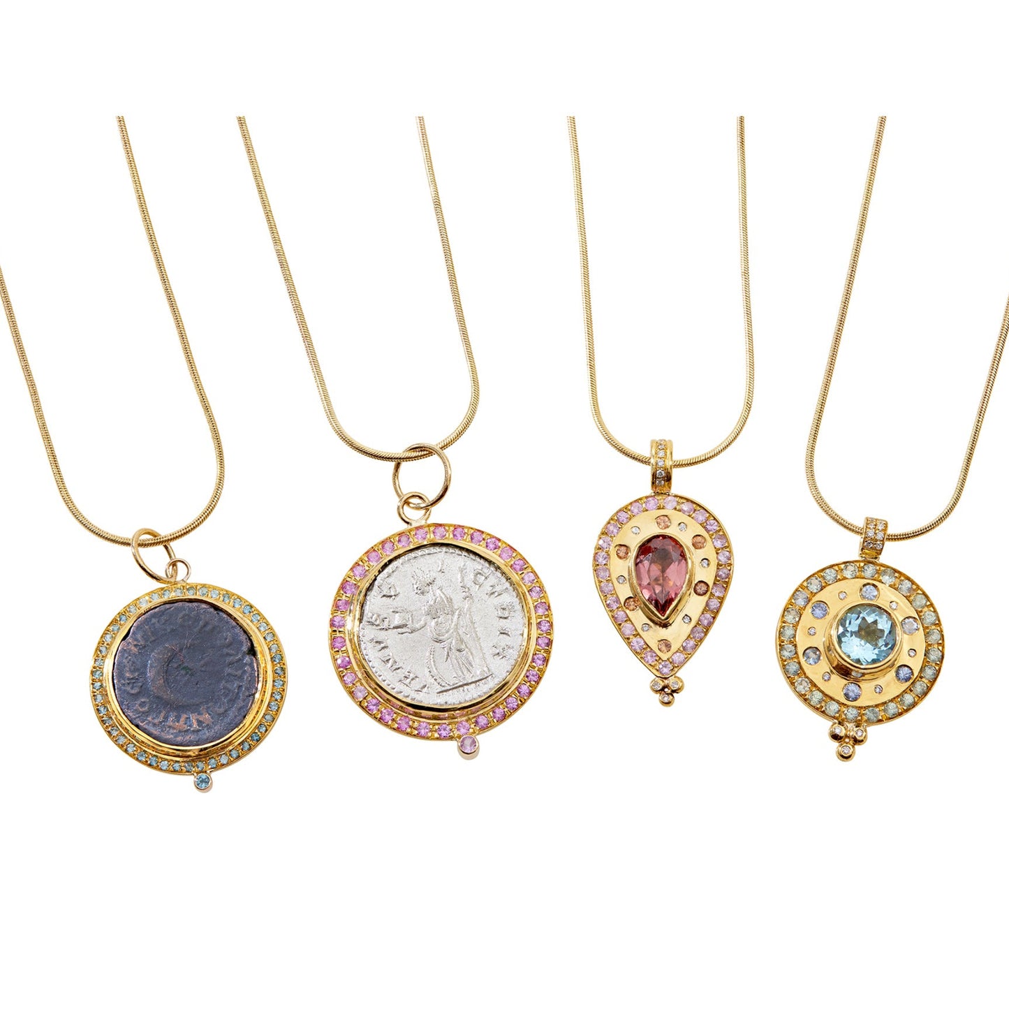 4 pendants feature together