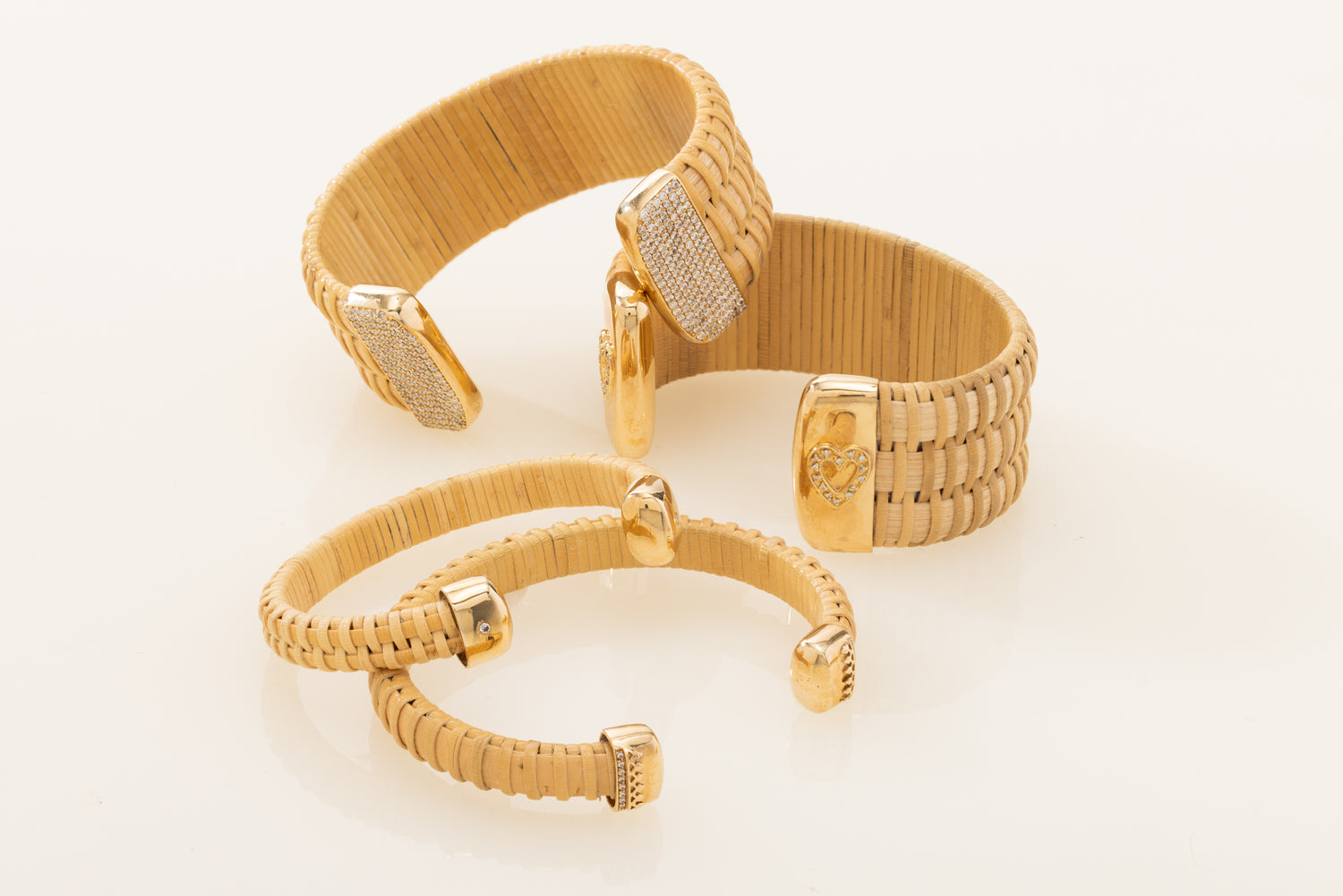 Stack of Nantucket Cuff Bracelets