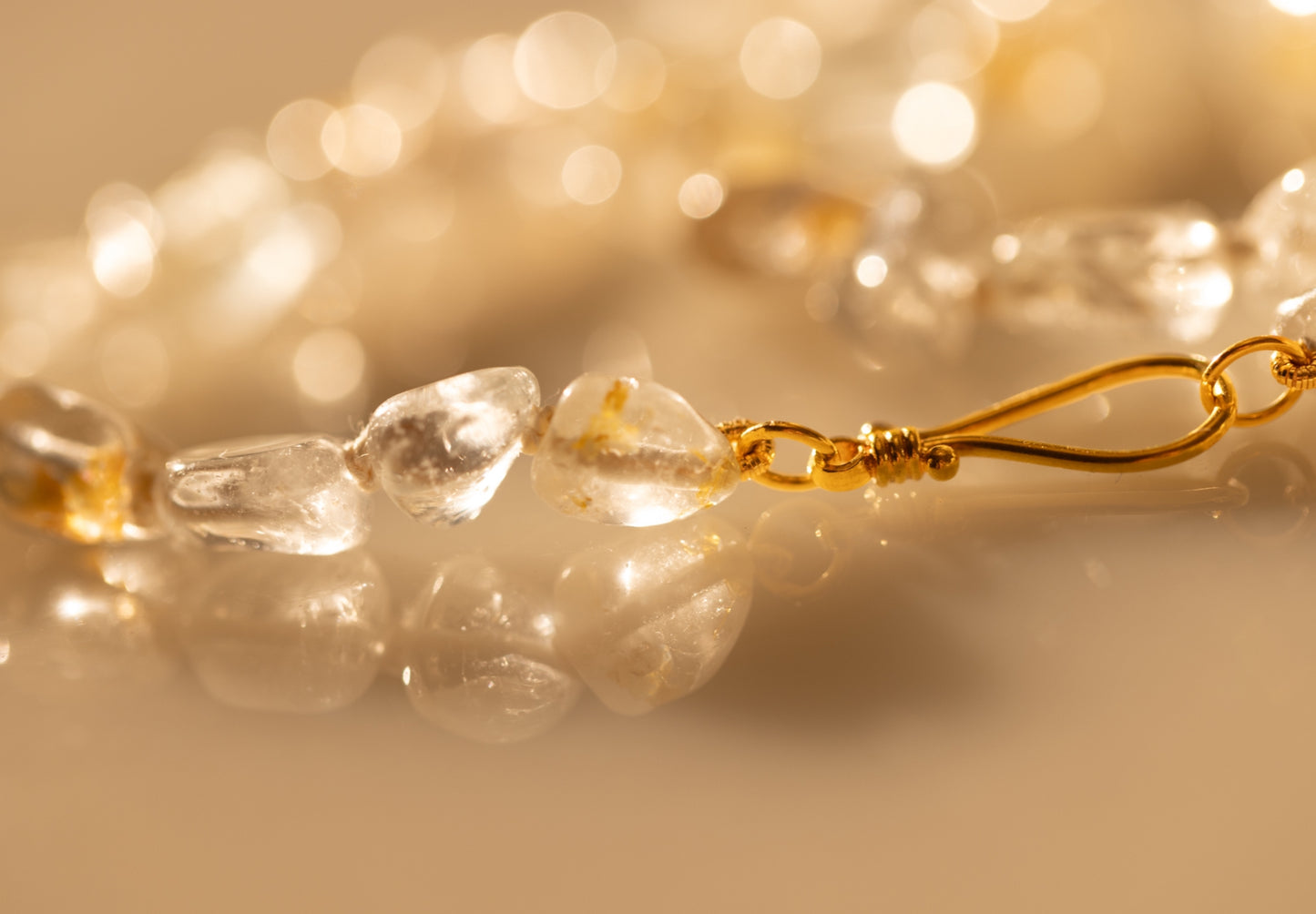 Make a wish necklace up close